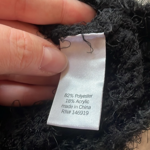 Soft Fuzzy Stripe Ombré Sweater Tunic, size M - Picture 3 of 6